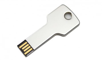 USB-sleutel-zilver