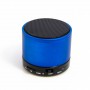 bluetooth speaker met logo blauw